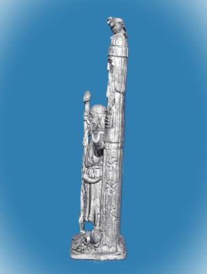 Картинка 303. Оловянный солдатик Волхв-древнеславянский языческий жрец и чародей, 9-11 вв, 54 мм  от магазина Масштаб