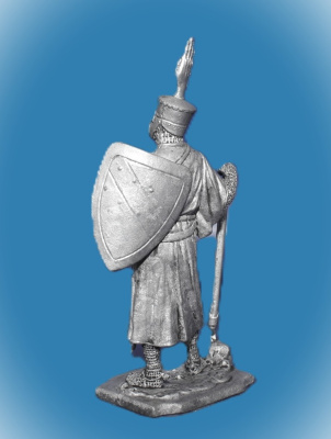 Картинка 195. Оловянный солдатик Германский рыцарь, 1200 г, 54мм  от магазина Масштаб