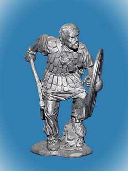 Картинка 085. Оловянный солдатик Кельт 5в до н.э., 54мм  от магазина Масштаб