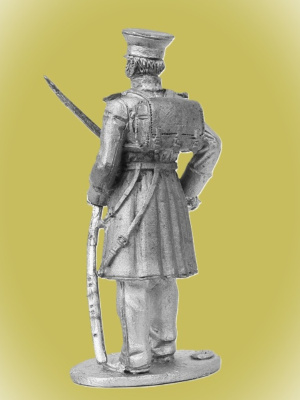 Картинка P-230 Обер-офицер пеших полков Симбирского ополчения, 1812-1813 гг., 54мм  от магазина Масштаб