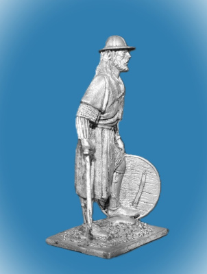 Картинка 015. Оловянный солдатик Немецкий пехотинец, 14 век  от магазина Масштаб