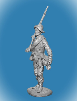 Картинка 075. Оловянный солдатик Солдат армии южан. США, 1861-65 гг., 54мм  от магазина Масштаб