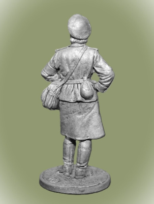 Картинка WWII-017 Оловянная миниатюра Девушка-санинструктор, сержант Красной армии. 1943-45 гг. СССР  54 мм.  от магазина Масштаб
