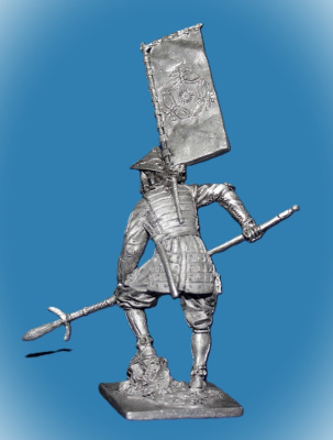 Картинка 138. Оловянный солдатик Асигару. Япония, 1500-1600 гг., 54мм  от магазина Масштаб
