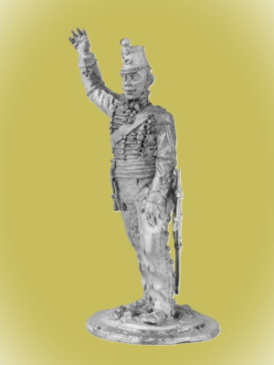 Картинка P-115 Лейтенант 4 эскадрона легких драгун (Англия)1855 год., 54 мм, металл  от магазина Масштаб
