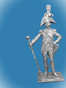 Картинка 122. Оловянный солдатик Тамбурмажор линейного полка. Франция, 1809-12 гг., 54мм  от магазина Масштаб