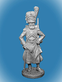 Картинка NAP-003 Оловянный солдатик Сапер пеших гренадер Имп. Гвардии. Франция 1808-12 гг., 54мм  от магазина Масштаб