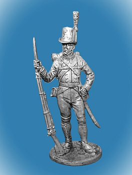 Картинка NAP-053 Оловянный солдатик Рядовой пехотного полка Адлеркройца Швеция 1807-13 г, 54 мм  от магазина Масштаб