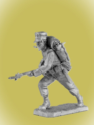 Картинка P-095 Рядовой итальянской армии, 1914 г , 54 мм, металл  от магазина Масштаб