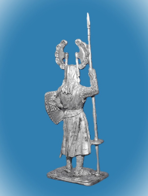 Картинка 325. Оловянный солдатик Вальтер фон Клинген. Германия, 13 век, 54 мм  от магазина Масштаб