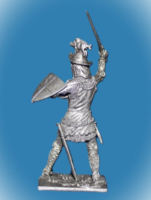 Картинка 157. Оловянный солдатик Граф Оксфорд середина 14в, 54мм  от магазина Масштаб