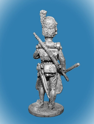 Картинка NAP-048 Оловянный солдатик Сапер 2-го пехотного полка. Берг 1807-12 гг., 54 мм  от магазина Масштаб