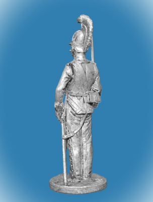 Картинка NAP-102 Оловянный солдатик Рядовой армейского кирасирского полка. Россия, 1812-14гг, 54 мм  от магазина Масштаб