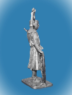 Картинка 326. Оловянный солдатик Ульрих фон Зингенберг. Германия, 13 век, 54 мм  от магазина Масштаб