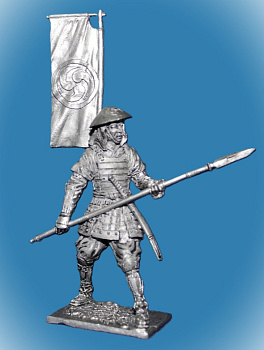 Картинка 158. Оловянный солдатик Асигару. Япония, 1500-1600 гг., 54мм  от магазина Масштаб