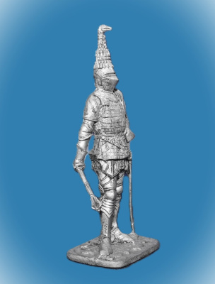 Картинка 193. Оловянный солдатик Ричард Невилл, граф Уорвик. Англия, 1455 г, 54мм  от магазина Масштаб