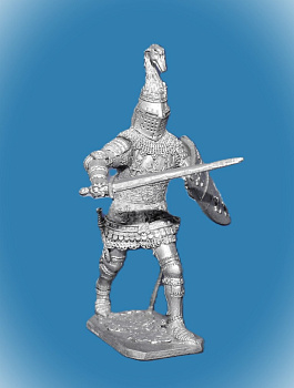 Картинка 105. Оловянный солдатик Томас де Бошам, граф Уорвик. Англия, 14 в., 54мм  от магазина Масштаб