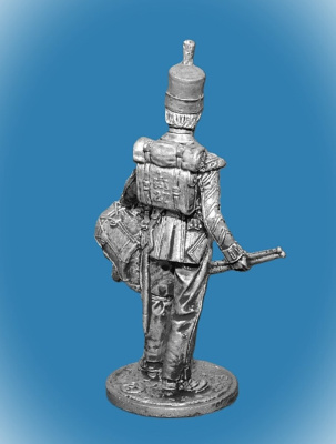 Картинка NAP-090 Оловянный солдатик Барабанщик. Великобритания, 1810-15, 54 мм  от магазина Масштаб