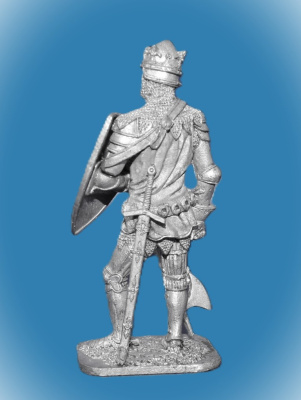 Картинка 237. Оловянный солдатик Король Франции Иоанн 2 Добрый, 1356, 54мм  от магазина Масштаб