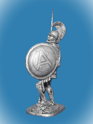 Картинка 194. Оловянный солдатик Афинский гоплит, 4 век до н.э., 54мм  от магазина Масштаб