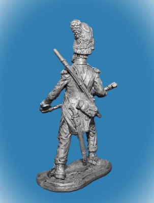 Картинка 047. Оловянный солдатик Сапер линейной пехоты Франция1804-14гг, 54мм  от магазина Масштаб