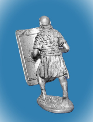 Картинка 116. Оловянный солдатик Легионер II легиона Августа. Рим, 1 век н.э., 54мм  от магазина Масштаб