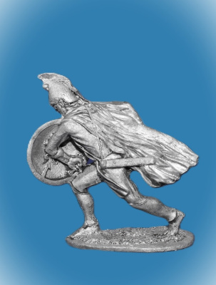 Картинка 006. Оловянный солдатик Македонский гоплит, 4 век до н.э.  от магазина Масштаб