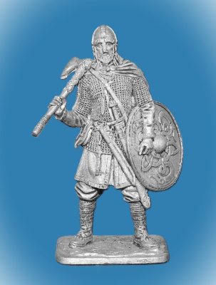 Картинка 297. Оловянный солдатик Трувор-брат Рюрика, правитель в Изборске 862 г., 54 мм  от магазина Масштаб