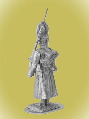 Картинка P-154 Рядовой лейб-гвардии Преображенского полка, 1802-1805 гг., 54 мм, металл  от магазина Масштаб