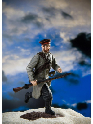 Картинка P-103 Рядовой 23 Украинского егерского полка, 1854 г , 54 мм, металл  от магазина Масштаб