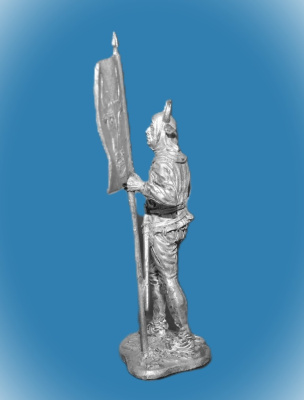 Картинка 110. Оловянный солдатик Швейцарский знаменосец кантона Ури, 15 в., 54мм  от магазина Масштаб