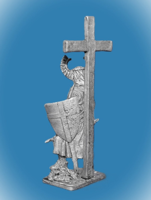 Картинка 310 Тевтонский рыцарь, крестоносец. 13 век, 54 мм  от магазина Масштаб