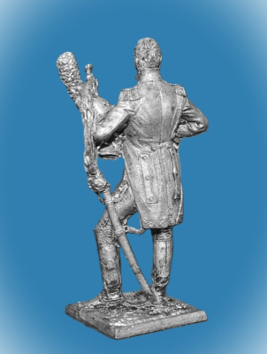 Картинка 144. Оловянный солдатик Полковник драгунского полка 1808-14 Франция, 54мм  от магазина Масштаб