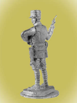 Картинка P-109 Французский офицер, 1914 г., 54 мм, металл  от магазина Масштаб