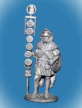 Картинка 002. Оловянный солдатик Сигнифер II легиона Августа. Рим, 1 век н.э.  от магазина Масштаб