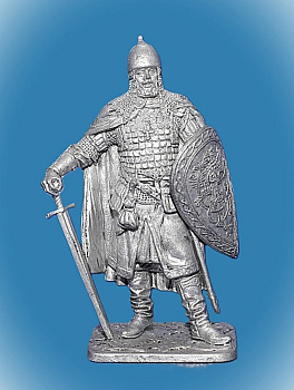 Картинка 289. Оловянный солдатик Новгородский боярин Гаврила Олексич, 1240-е гг., 54 мм  от магазина Масштаб