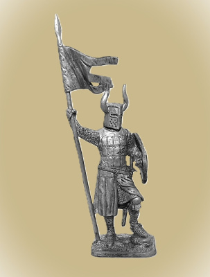 Картинка 54-35  Рыцарь тевтонского ордена, 12 век  54 мм.  от магазина Масштаб
