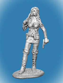Картинка 062. Оловянный солдатик Новая амазонка, 54мм  от магазина Масштаб