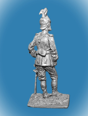 Картинка 031. Оловянный солдатик Русский офицер Лейб-Кирасирского полка, 1833-45, 54мм  от магазина Масштаб