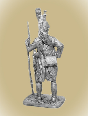 Картинка 54-41 Драгун. Франция 1805  54 мм.  от магазина Масштаб