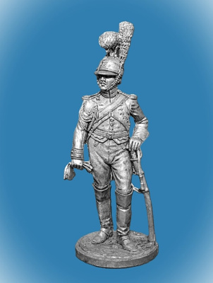 Картинка NAP-032 Оловянный солдатик Ряд.1-й роты (Милан) Почетной королевской гвардии Италия 1811-12 гг.  от магазина Масштаб