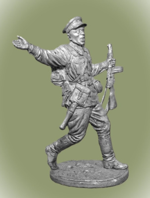 Картинка WWII-031 Старший сержант пехоты РККА. 1941-43 гг. СССР  54 мм.  от магазина Масштаб