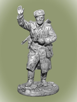 Картинка WWII-012 Старший сержант - артиллерист, командир орудия, 1943-45 гг. , СССР ,54 мм.  от магазина Масштаб