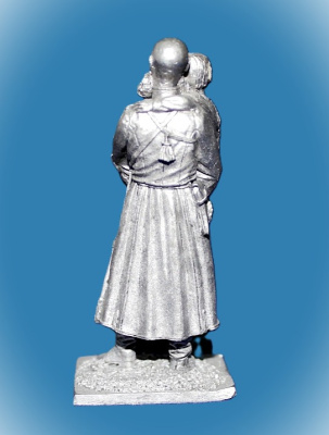 Картинка 029. Оловянный солдатик Казак Собств. Е.И.В. Конвоя с царевичем Алексеем, 1910 г., 54мм  от магазина Масштаб