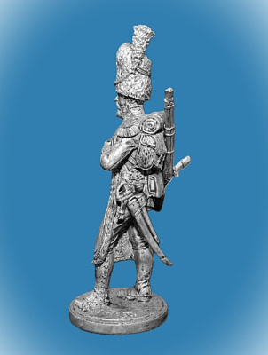 Картинка NAP-048 Оловянный солдатик Сапер 2-го пехотного полка. Берг 1807-12 гг., 54 мм  от магазина Масштаб