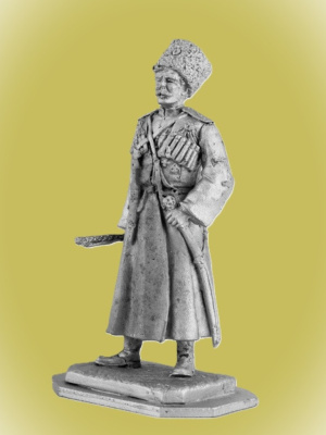 Картинка P-094 Казак с плеткой, 1914 г. , 54 мм, металл  от магазина Масштаб