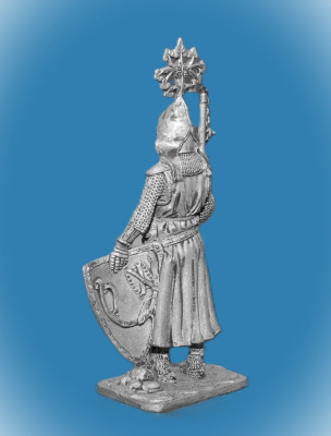 Картинка 336 Оловянный солдатик Граф Фридрих фон Лейнинген, 14 век, 54 мм  от магазина Масштаб