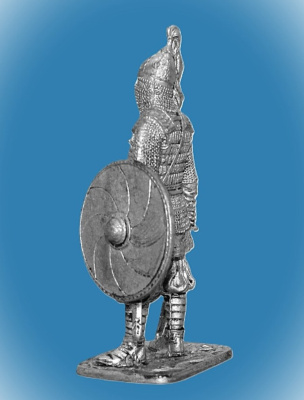 Картинка 276. Оловянный солдатик Воин княжеской дружины. Русь, 10 в., 54 мм  от магазина Масштаб