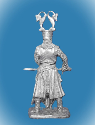 Картинка 317 Оловянный солдатик Мейнлох фон Сефелинген, 12 век, 54 мм  от магазина Масштаб