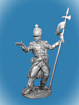 Картинка NAP-094 Оловянный солдатик Старший сержант 2-й орлоносец линейного полка. Франция 1812-15гг,  54 мм  от магазина Масштаб